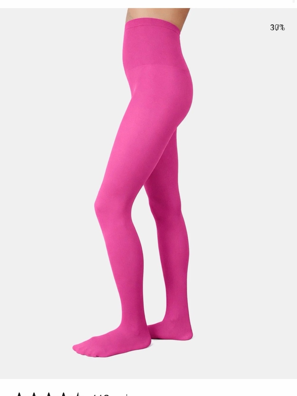 Swedish Stockings SVEA 30 Denier Premuim Tights| Magenta| Small